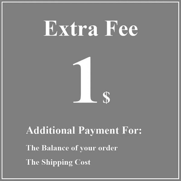 1usd-Additional-Payment-for-Shipping-Cost-For-Customized-Size-Extra-Fee-Free-Sample-Repayment-Without-Any