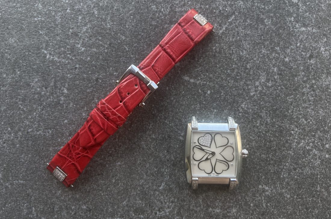 Customised strap for the Ulyse Nardine Caprice watch