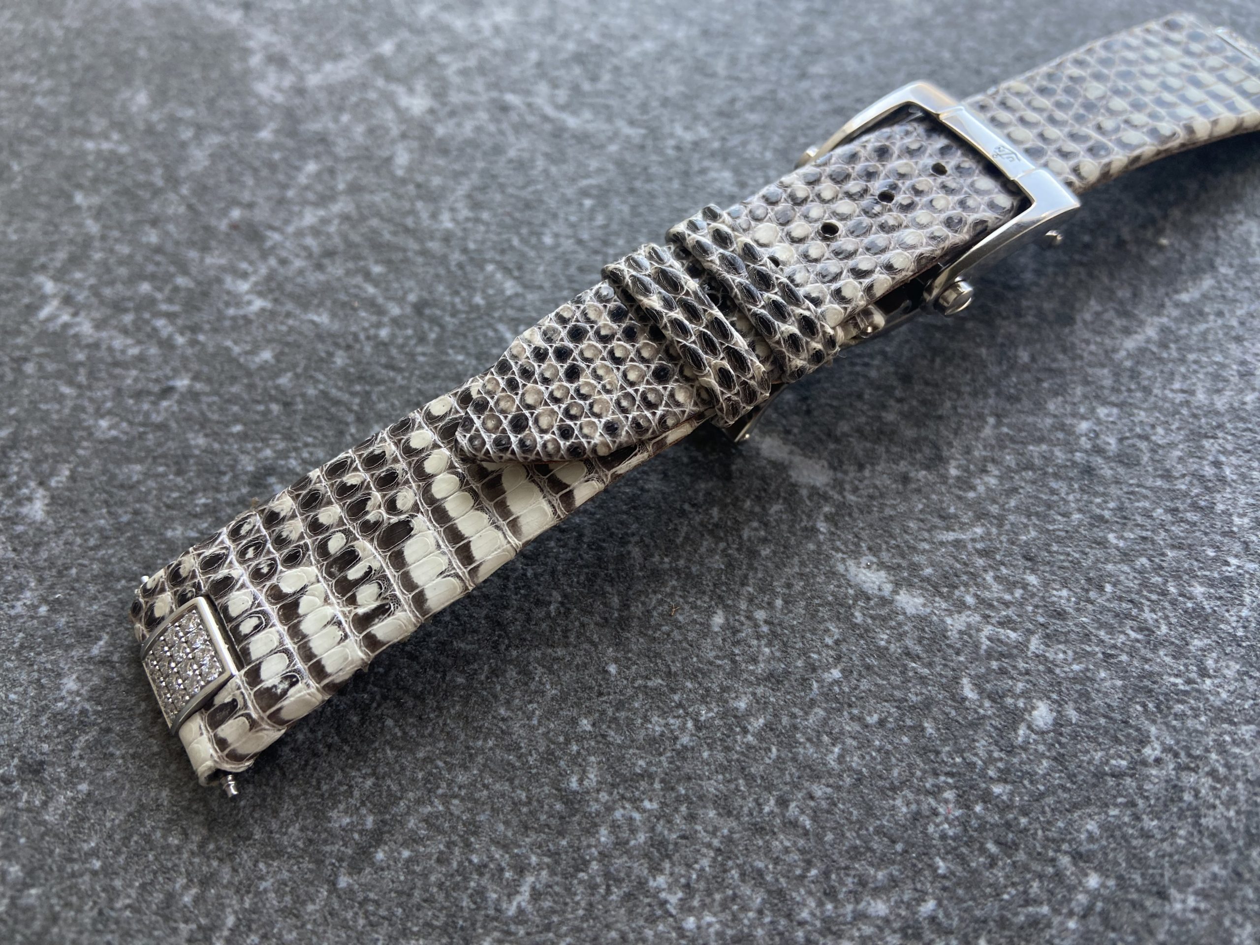 Ulyse Nardine Caprice watch strap in Tegus lizard leather