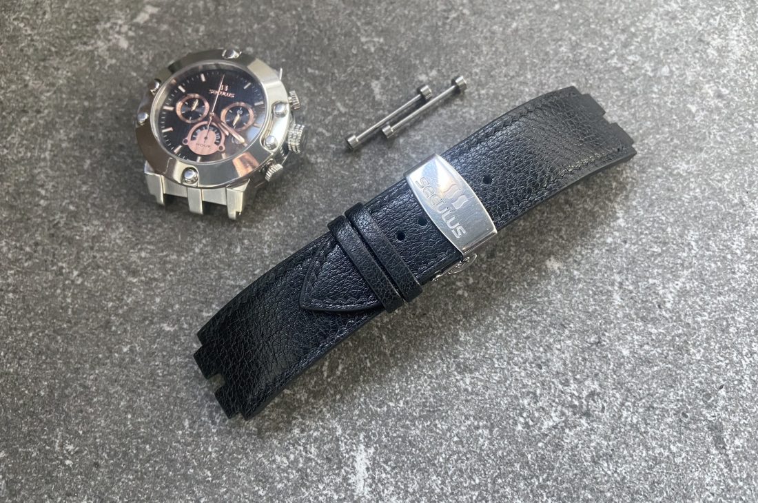Buffalo leather watch strap for the Seculus watch