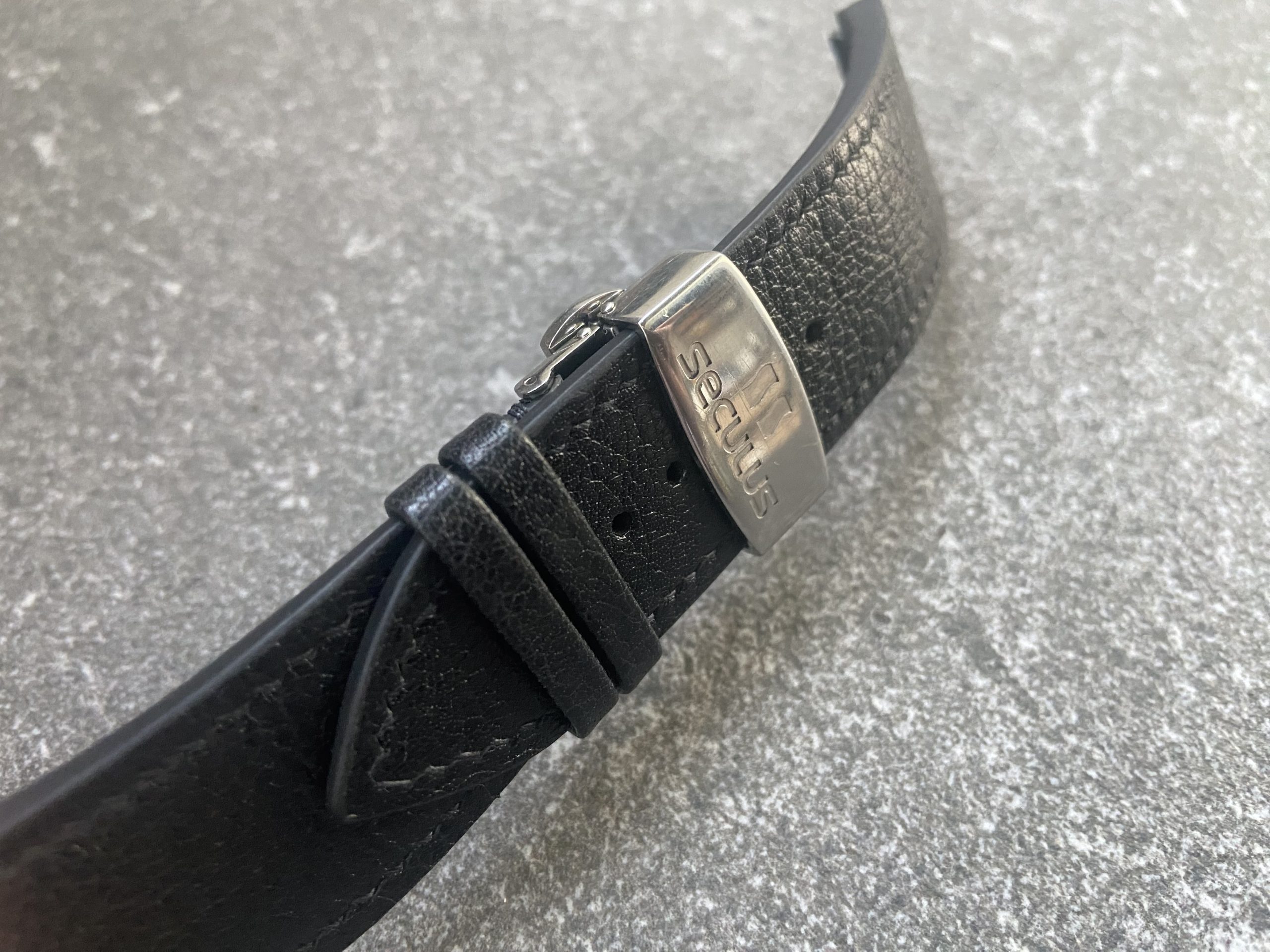 Buffalo leather watch strap for the Seculus watch