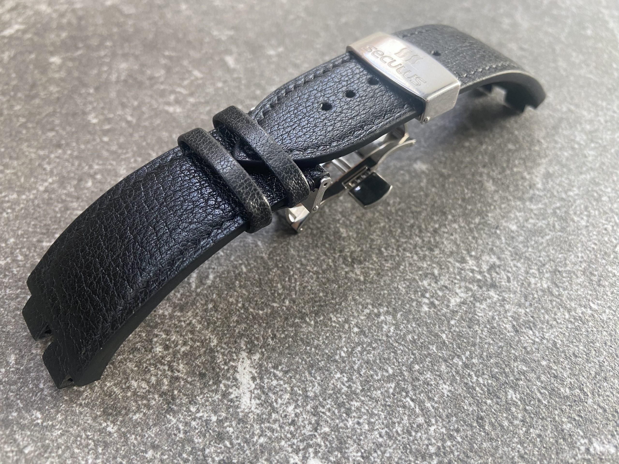 Buffalo leather watch strap for the Seculus watch