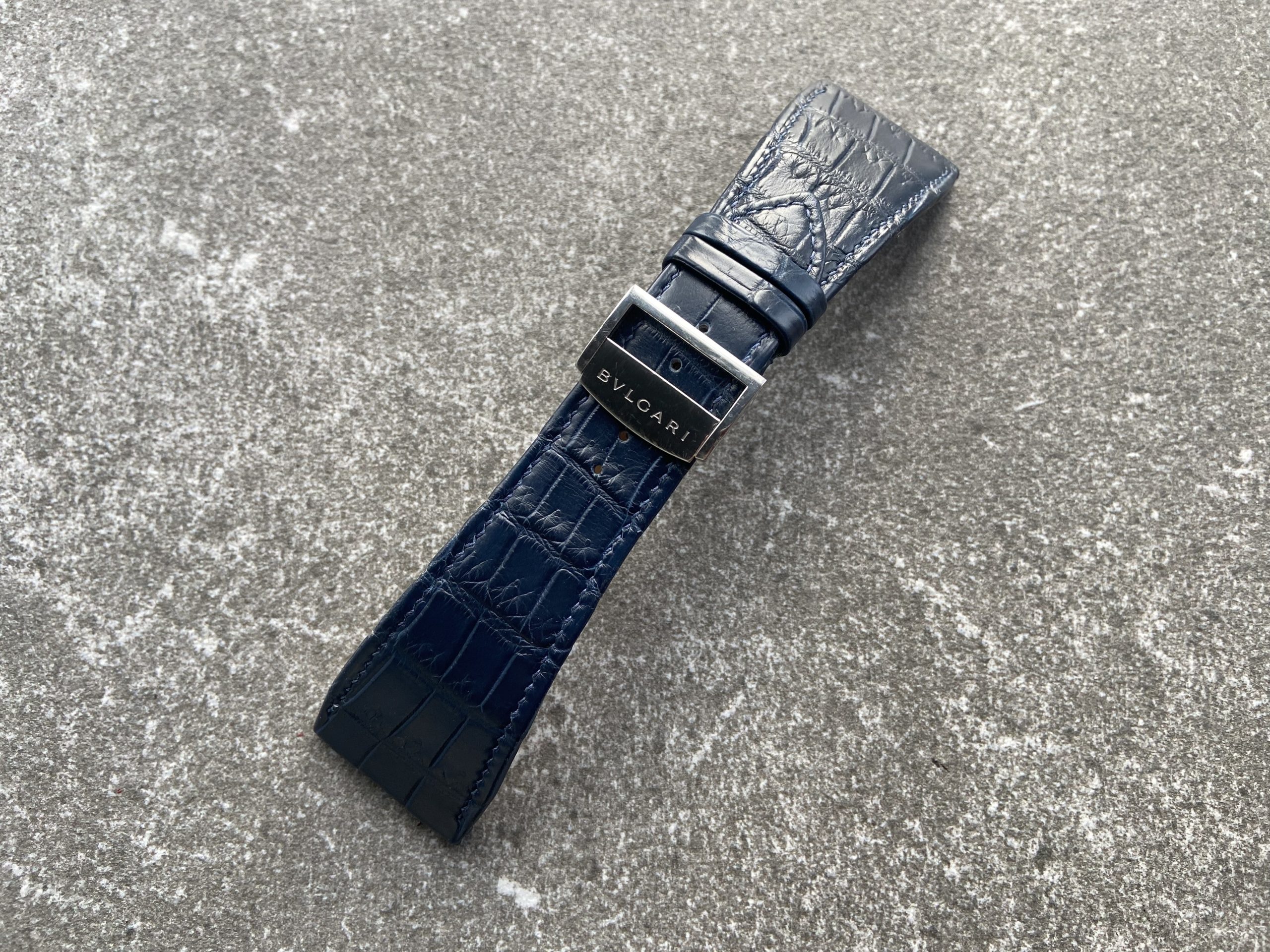 Customised strap for the Bulgari Octo Maserati Chronograph