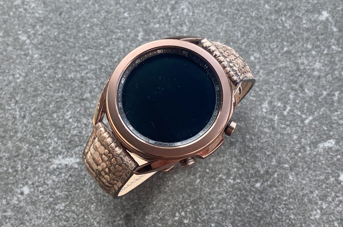 Customized strap for Samsung Galaxy watch Bronze