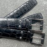 Handmade crocodile belts