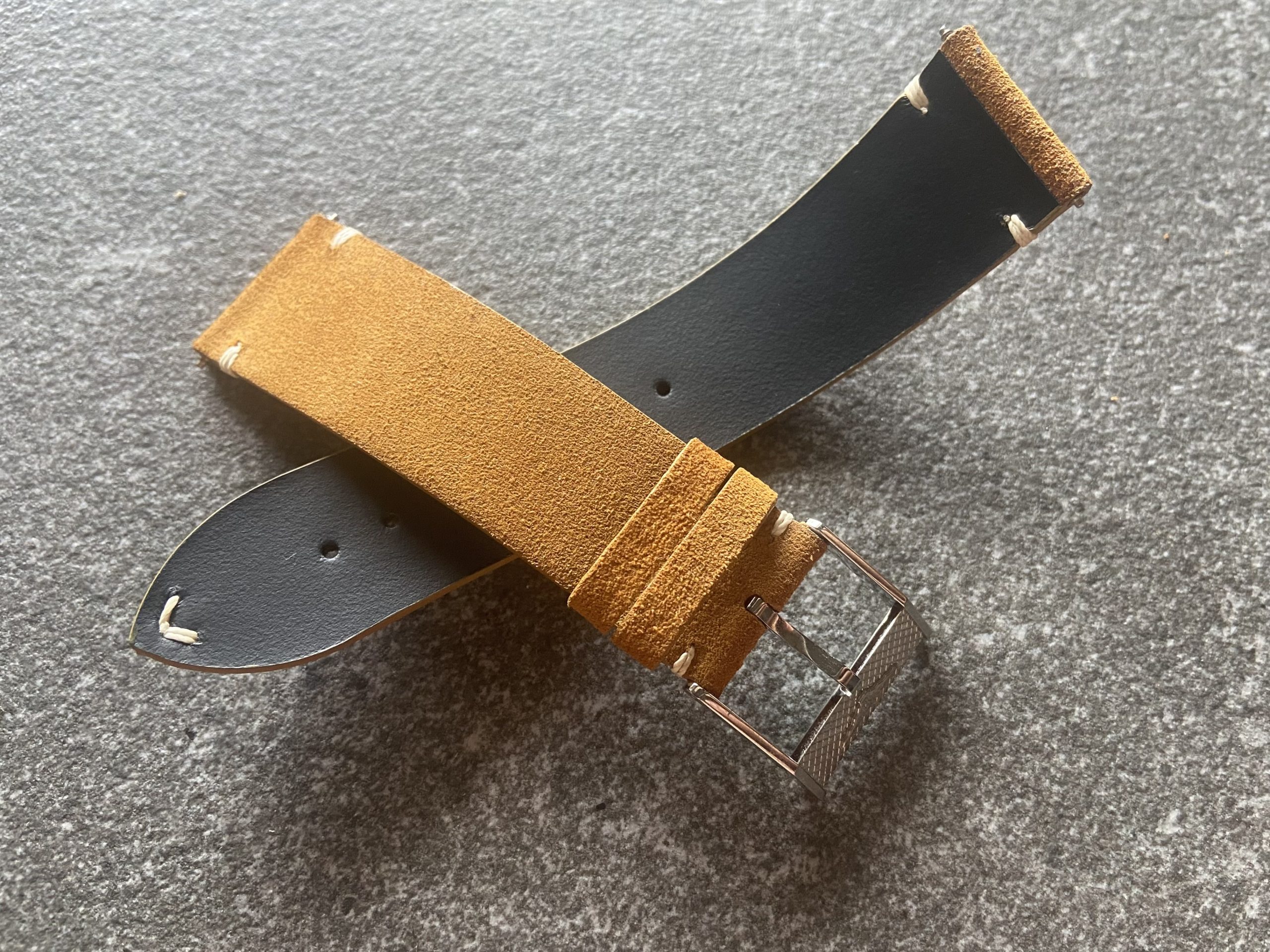 Suede Strap for Longines Legend Diver watch