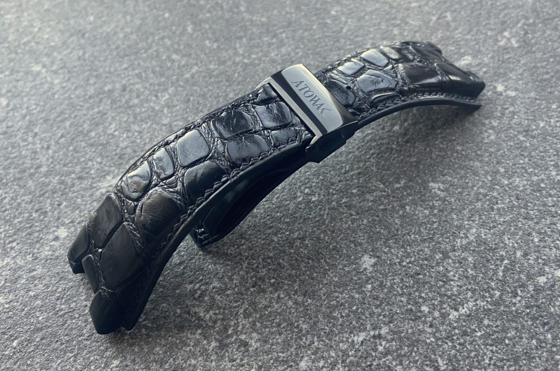 Bespoke Alligator Strap for ATOWAK SPACESHIP