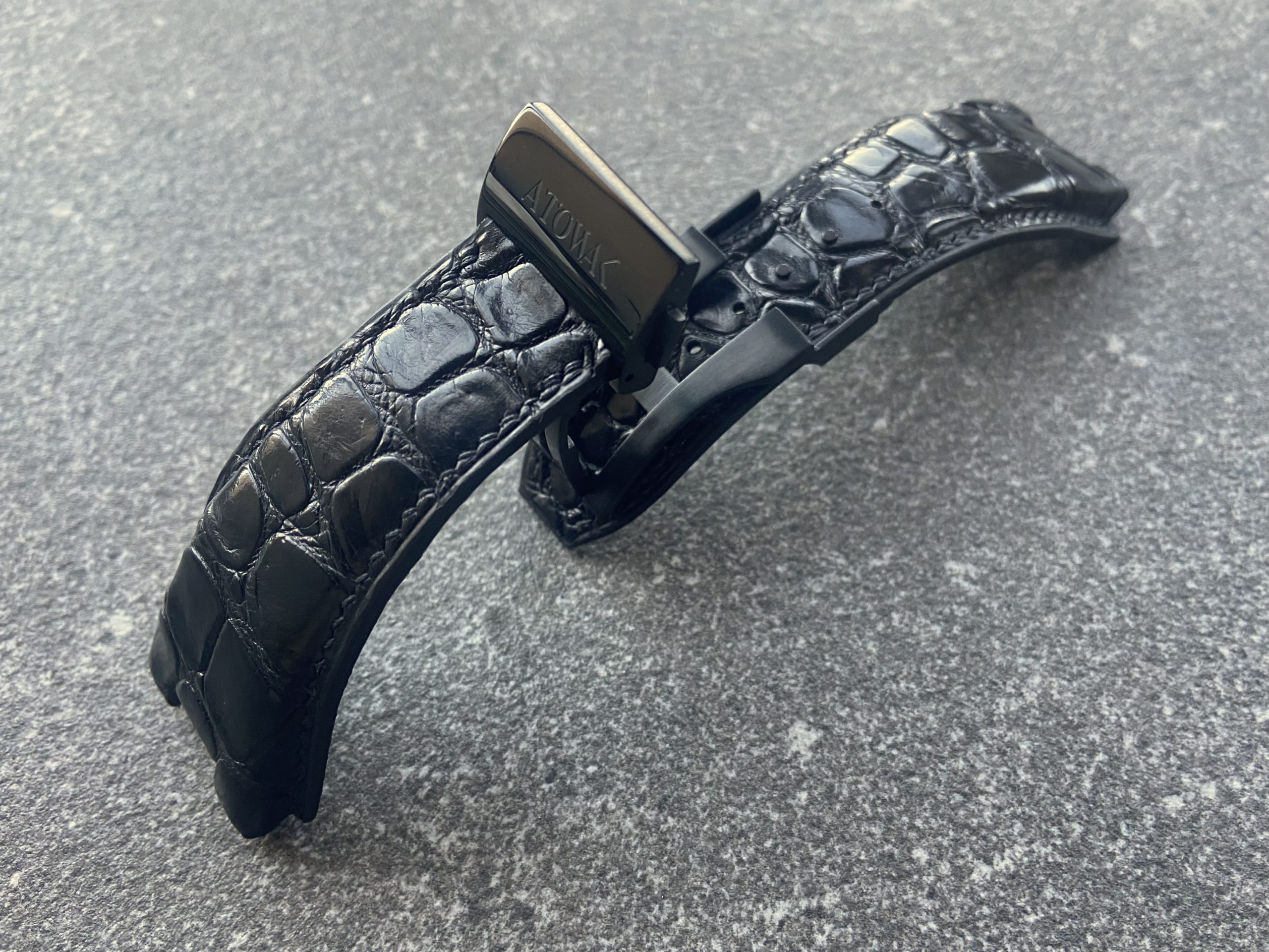 Bespoke Alligator Strap for ATOWAK SPACESHIP