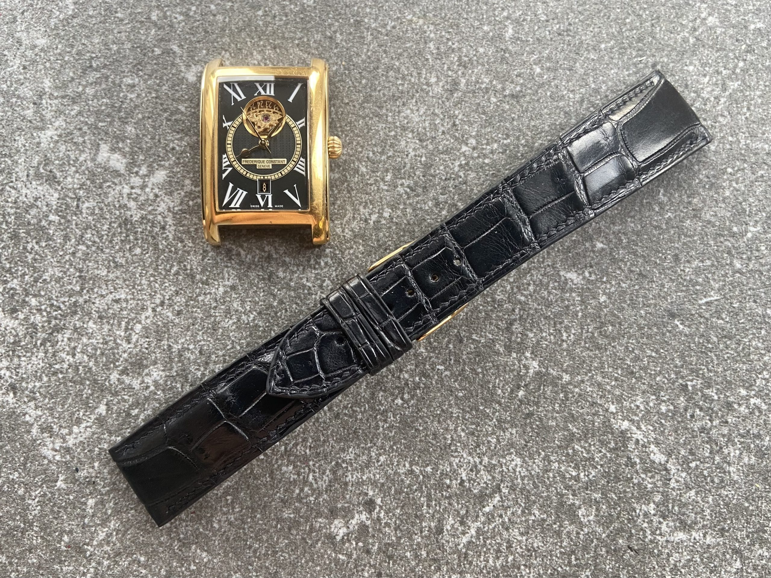 A custom strap for Frédérique Constant