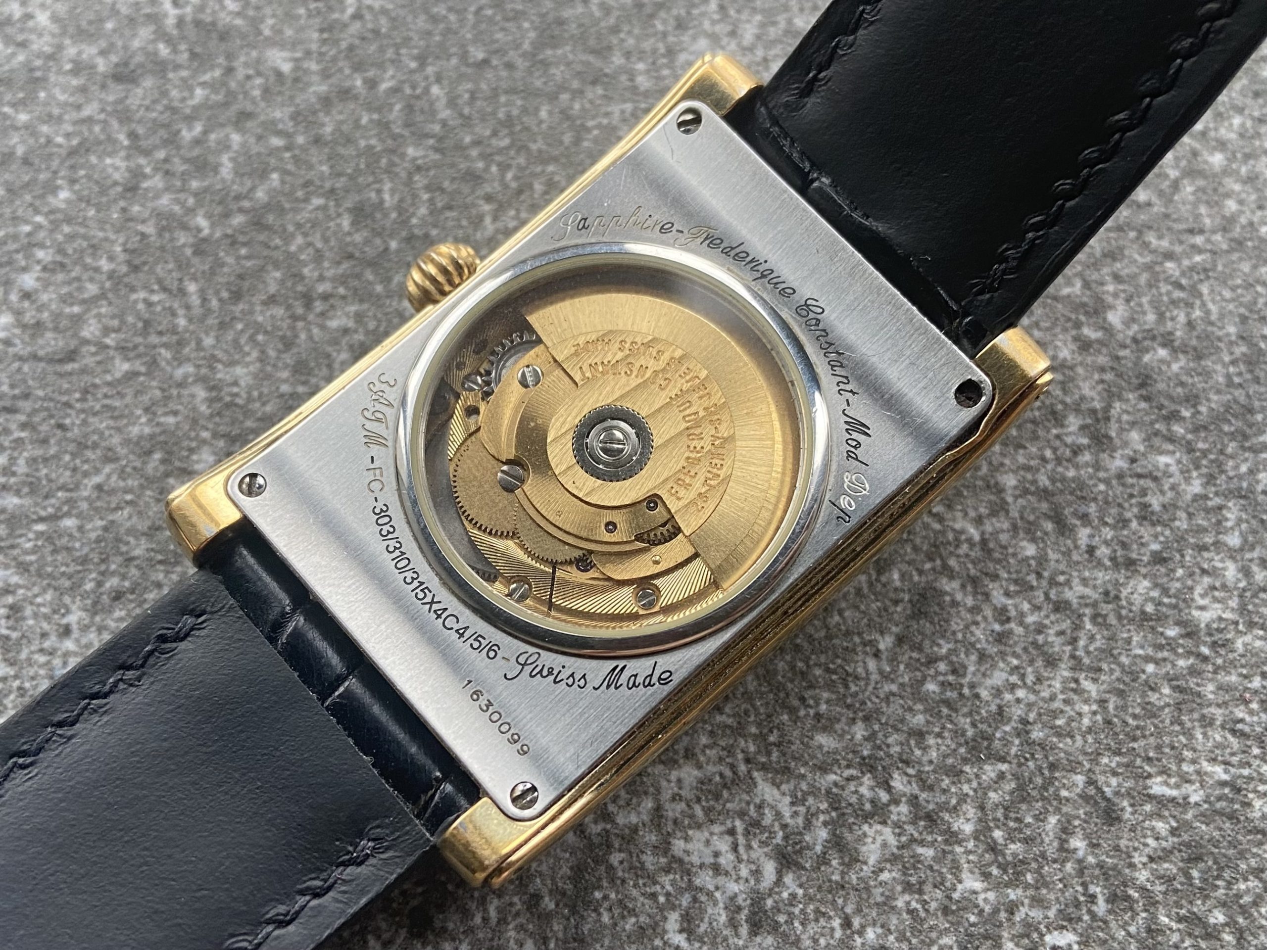 A custom strap for Frédérique Constant