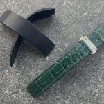 Alligator leather watch strap for the Hublot watch