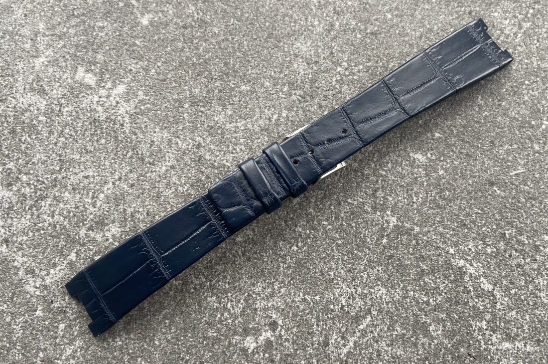 Custom Alligator Leather Strap for Omega Watch