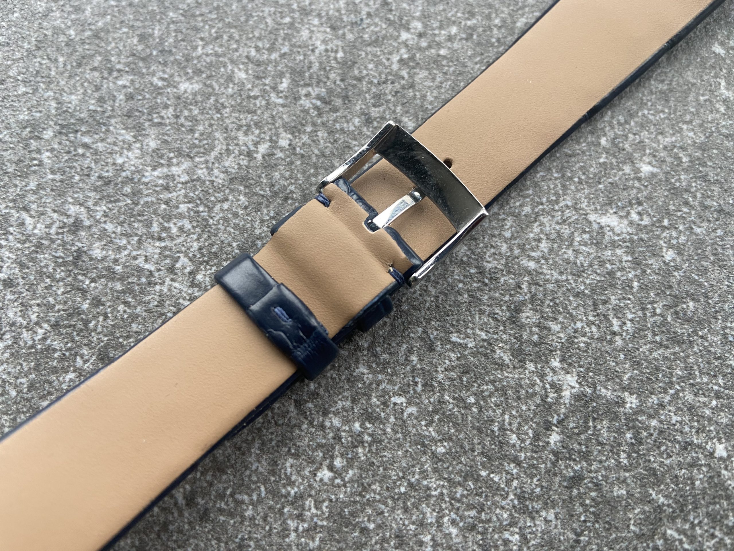 Custom Alligator Leather Strap for Omega Watch