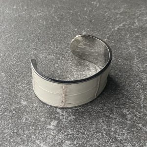 Wide Stainless Steel Cuff Bracelet